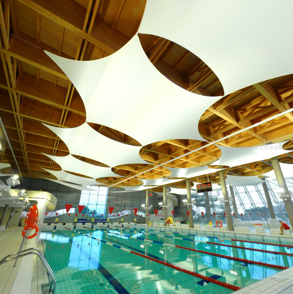 天花軟膜游泳池項目